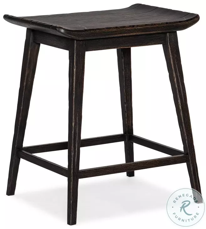 Mercantile Black Stool