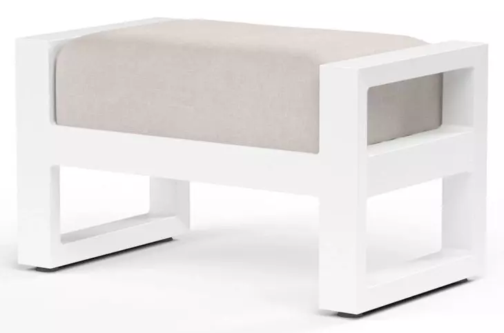 Newport Canvas Natural Outdoor Living Room Set