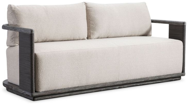 Andros Beige 75" Outdoor Sofa