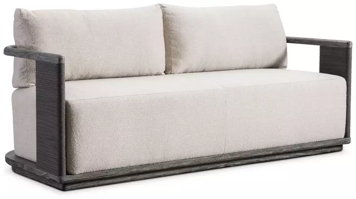 Andros Beige 75" Outdoor Sofa