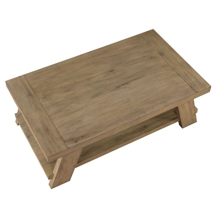 Orinda Brown Rectangular Coffee Table