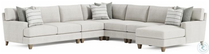 Mila Beige 6 Piece Sectional