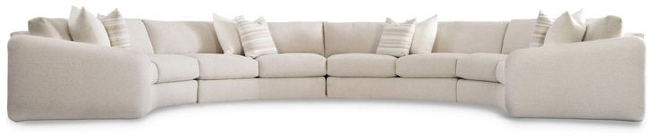 Soleil Beige 4 Piece Sectional with Pillows