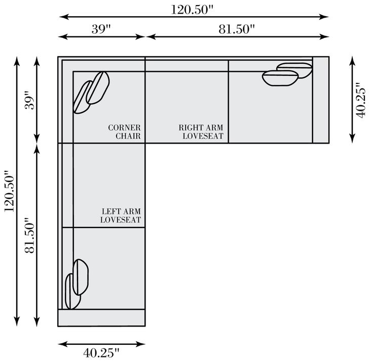 Nest Brown Leather 3 Piece Modular Sectional with Pillows