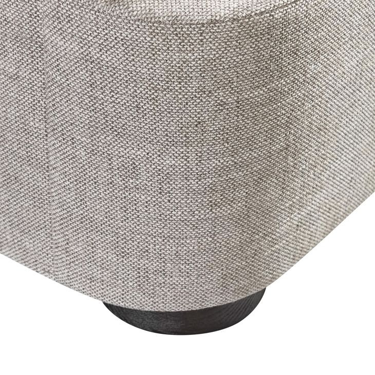 Geneve Beige and Robor Performance Fabric King Upholstered Shelter Bed