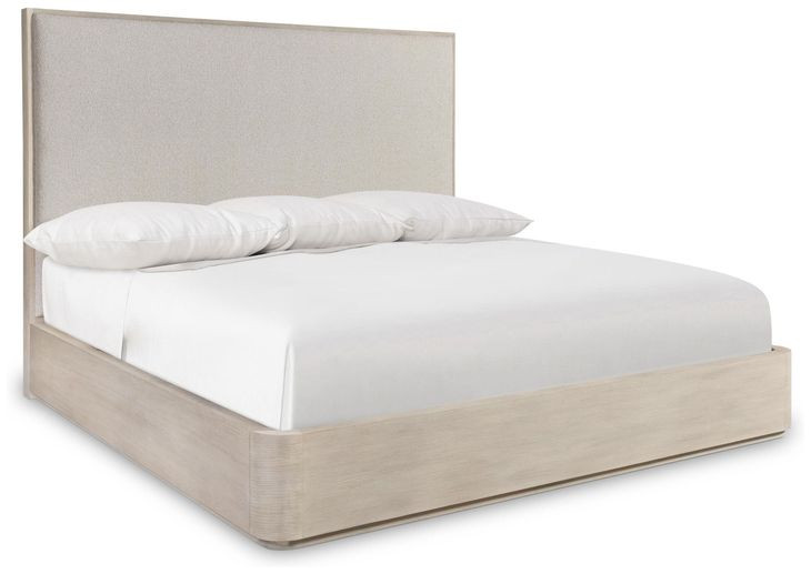 Lucerne Alba Performance Fabric King Upholstered Panel Bed