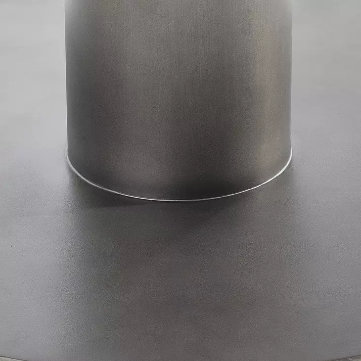 Brasea Lume and Tungsten 54" Round Dining Table
