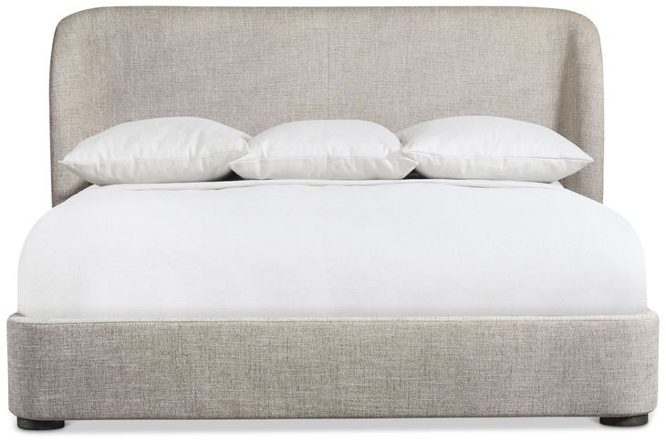 Geneve Beige and Robor Performance Fabric Upholstered Shelter Bedroom Set