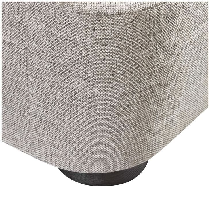 Geneve Beige and Robor Performance Fabric Queen Upholstered Shelter Bed
