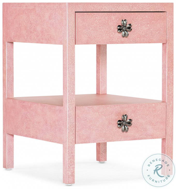 Komen Organization Pink Courage 2 Drawer Accent Table From Hooker ...