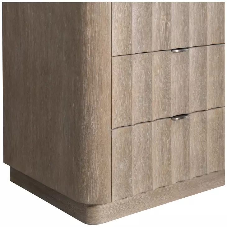 Loggia Aria 3 Drawer 21" Nightstand with USB Charging