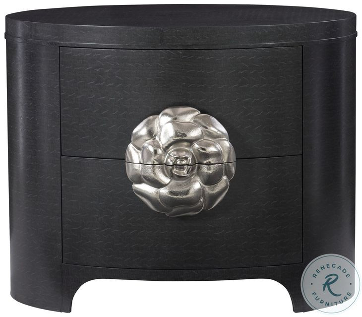 Silhouette Figured Onyx Nightstand