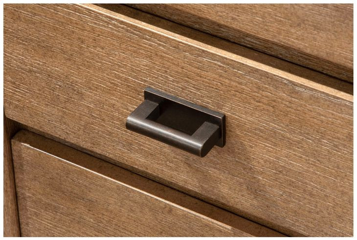 Plum Creek Sierra Brown 2 Drawer File Cabinet with Casters