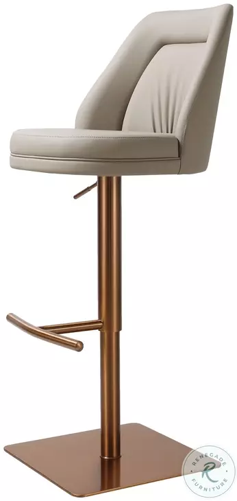 K C418A-56 Beige Gray Bar Stool