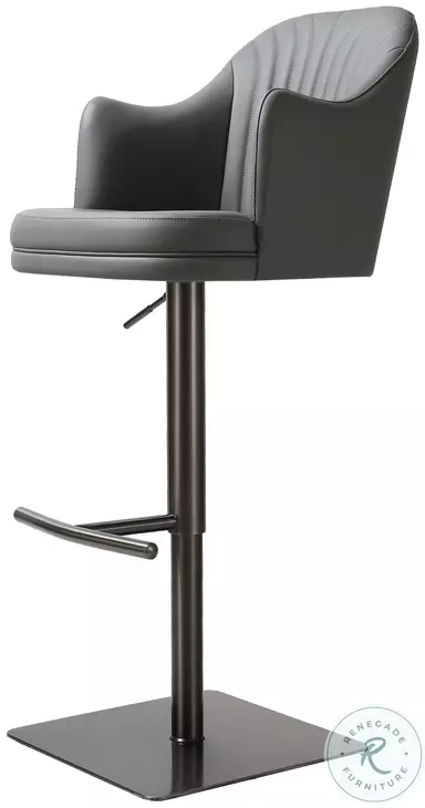 K C418A-58 Charcoal Bar Stool