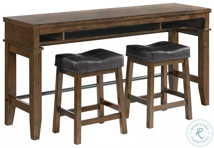 Kona Raisin 76" Bar Table