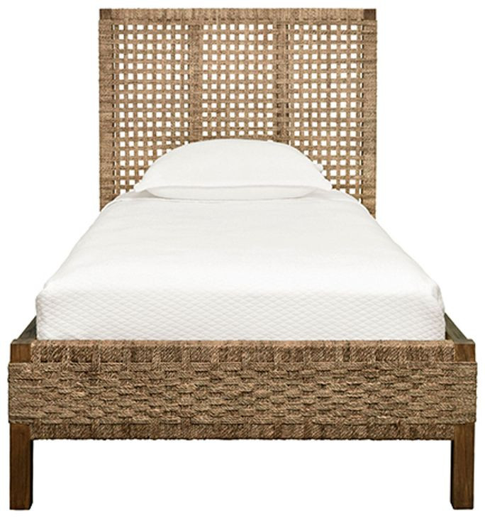 Karina Brown Twin Panel Bed