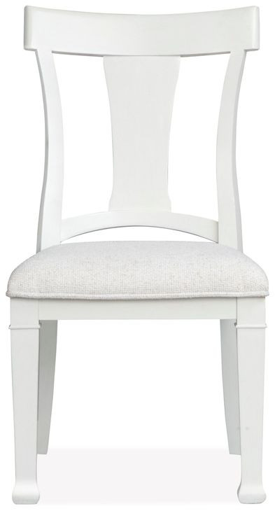 Crownfall White Upholstered Side Chair Set of 2