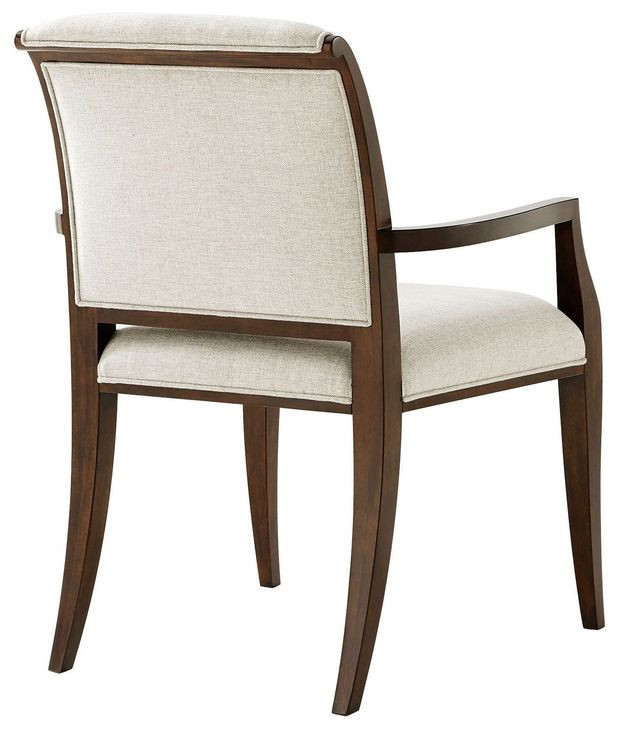 Keno Bros Cream Upholstered Arm Chair