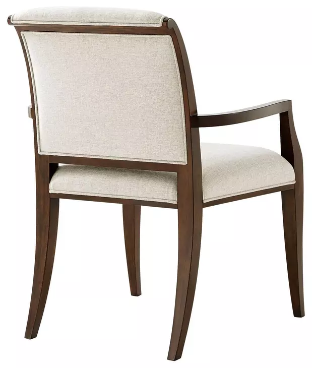 Keno Bros Cream Upholstered Arm Chair