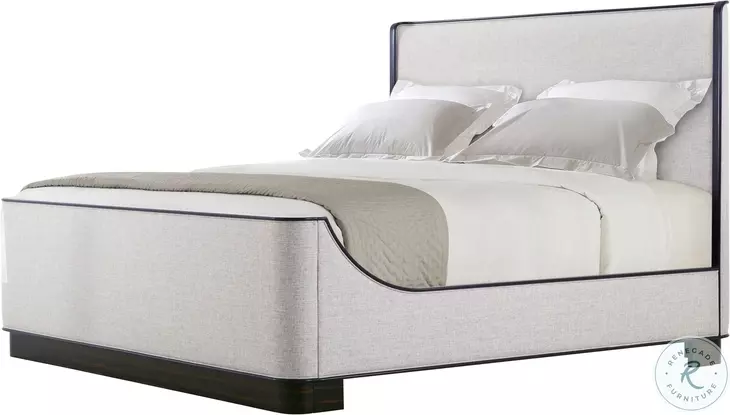 The Foundation Ash Performance Fabric Upholstered King Bed
