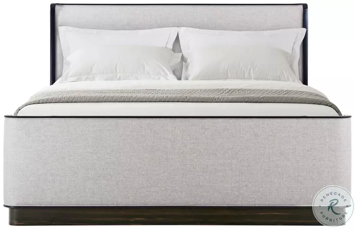 The Foundation Ash Performance Fabric Upholstered King Bed