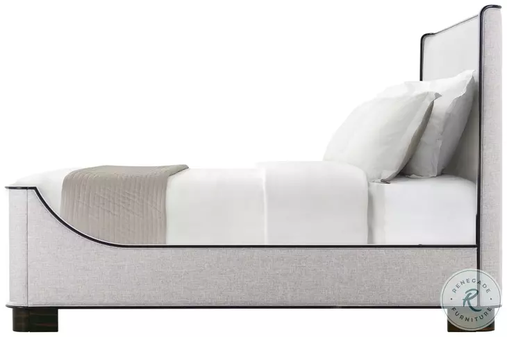 The Foundation Ash Performance Fabric Upholstered King Bed
