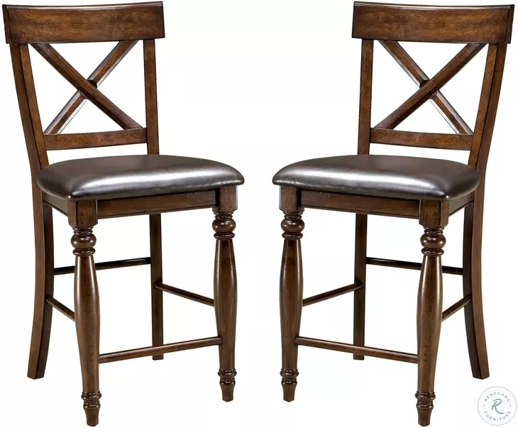 Kingston Brushed Rasin Gathering Extendable Dining Room Set