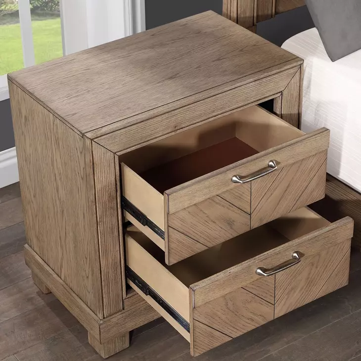 Montana Brown 2 Drawers Nightstand