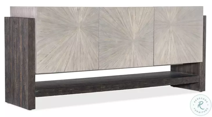 Horizon View Natural Dark Wood Credenza