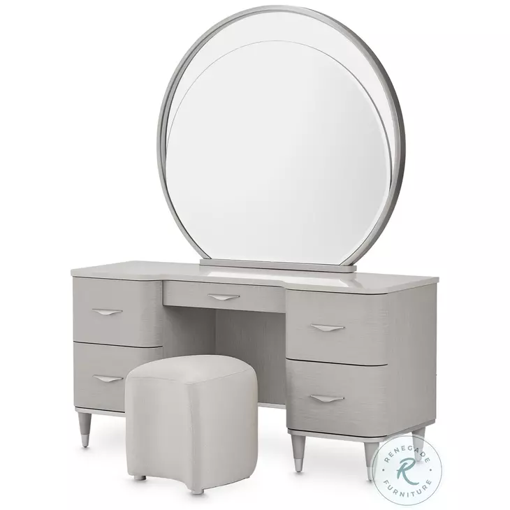 Stellar Grace Moonlight And Ivory Vanity Set with LED Lights From Casa