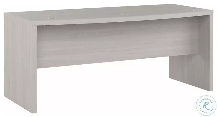 Echo Gray Sand 72" Bow Front Desk