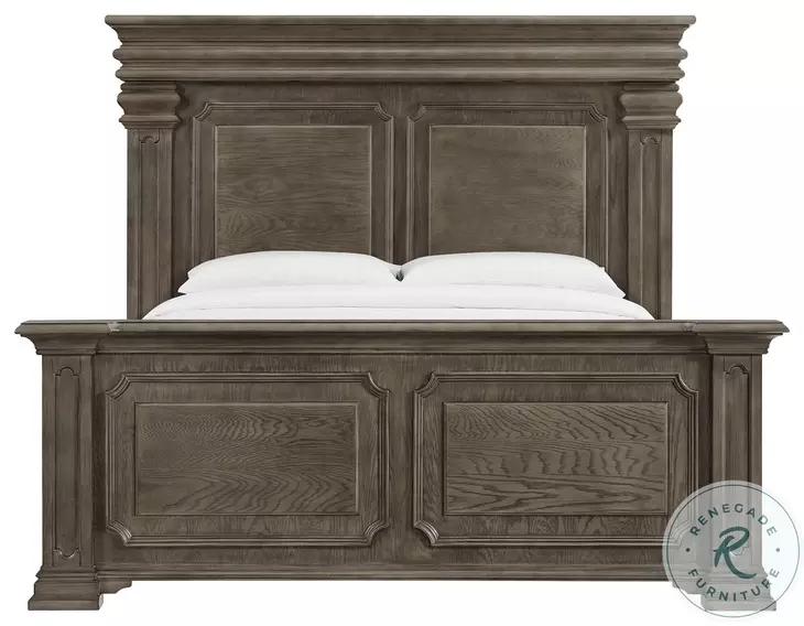 Paterson Grey King Panel Bed