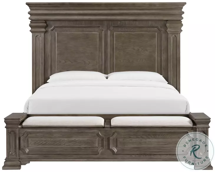 Paterson Grey King Storage Bed