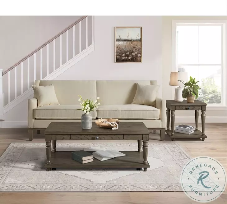 Royale Grey End Table