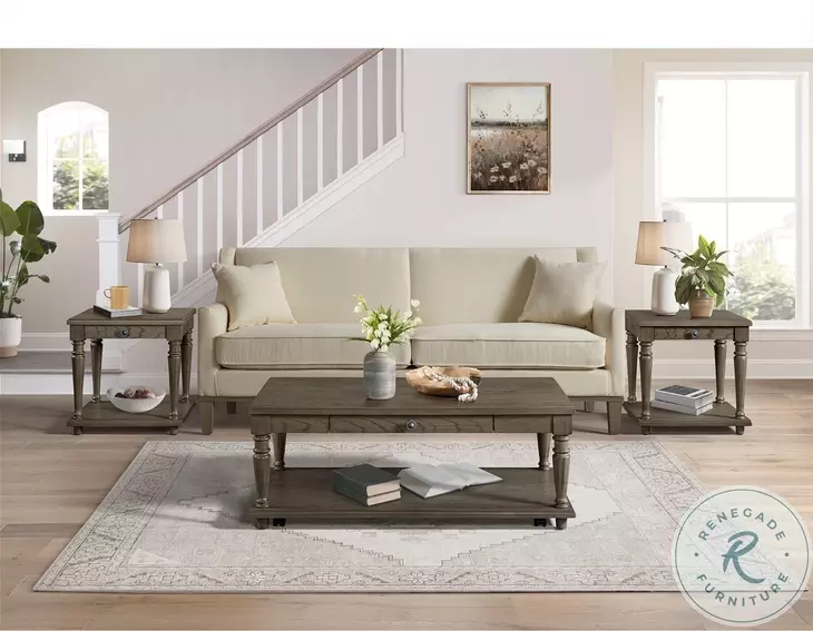 Royale Grey End Table