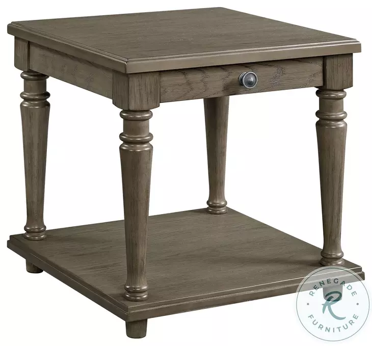 Royale Grey End Table