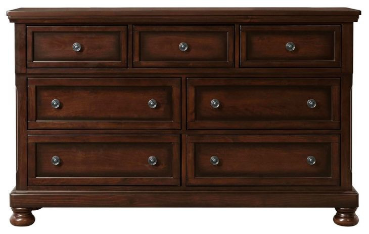 Kingsley Cherry Brown 8 Drawer Dresser