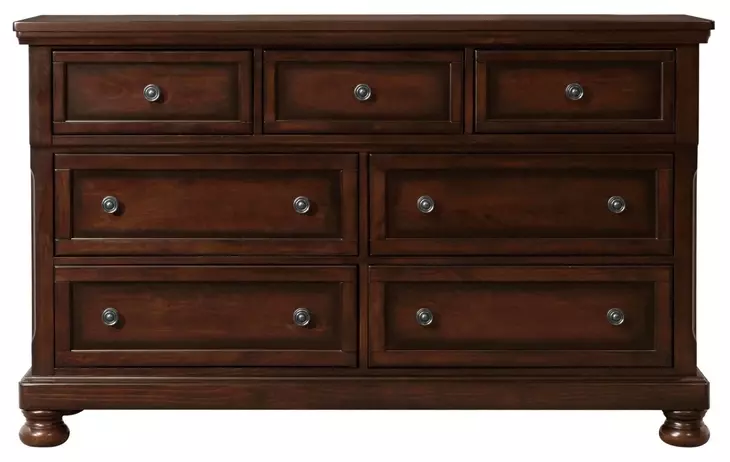 Kingsley Cherry Brown 8 Drawer Dresser