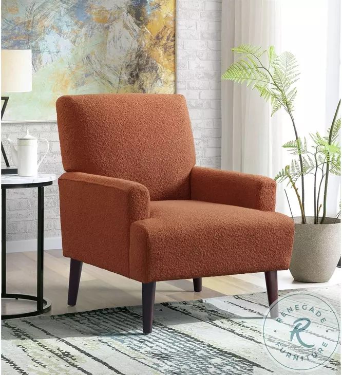 May Orange Accent Chair