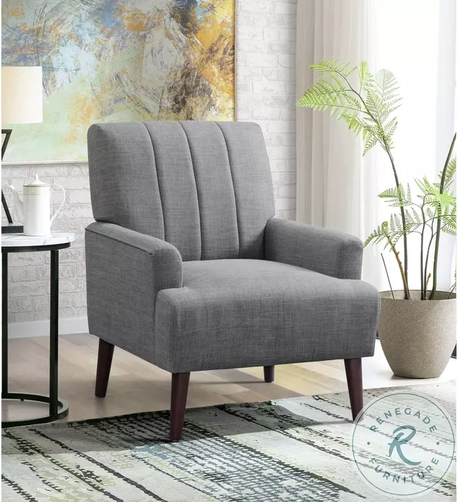 May Steel Accent Chair