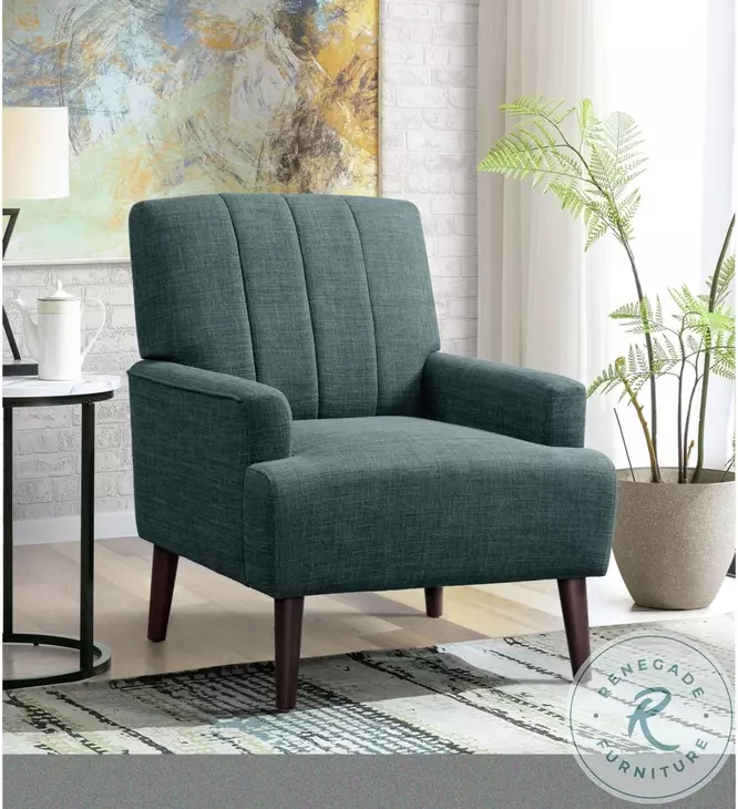May Teal Accent Chair