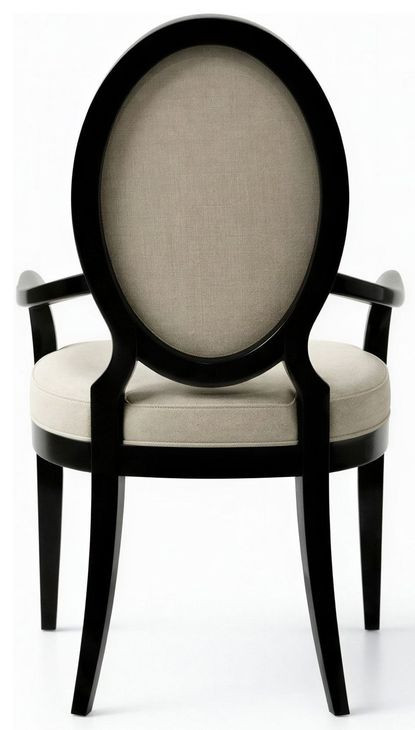 Boulevard Beige Upholstered Arm Chair Set of 2