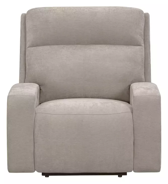Traxton Jasper Taupe Zero Gravity Triple Power Recliner with USB Charging