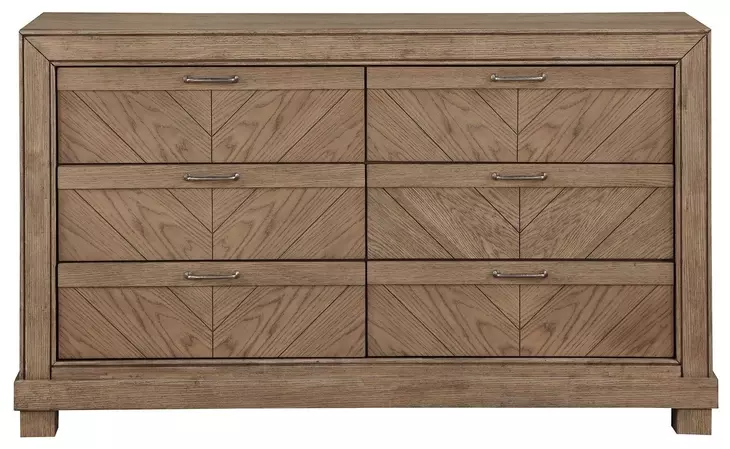 Montana Brown 6 Drawer Dresser