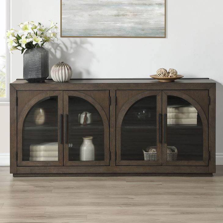 Burlington Brown 4 Door Server