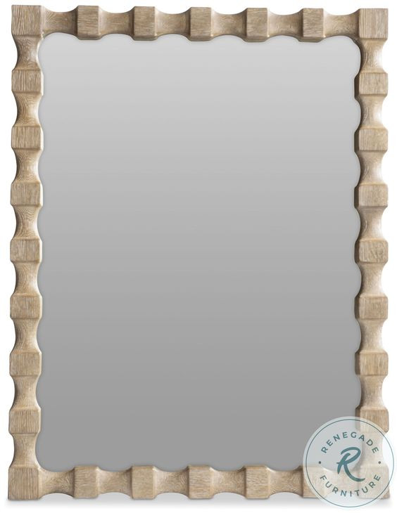 Aventura Marcona Carved Frame Rectangular Mirror
