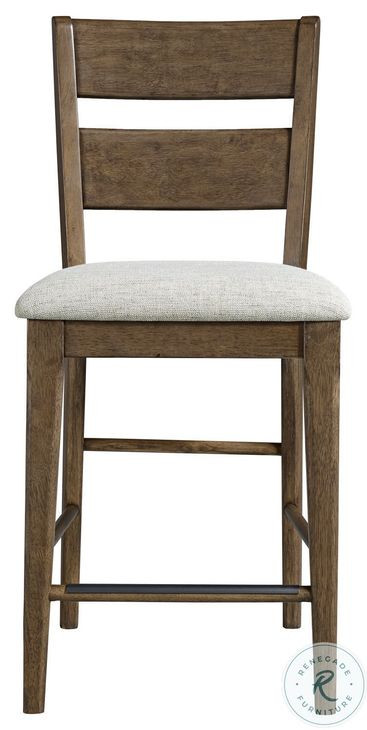 Koloa Honey Ladder Back Barstool Set of 2