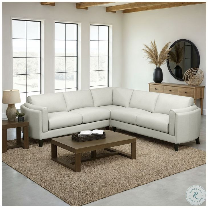 Kona Natural Leather Modular Sectional