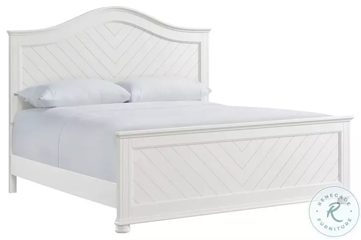 Conaughey White King Panel Bed